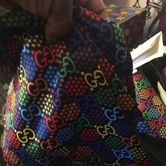 Multi colored Gucci loafers main image 6